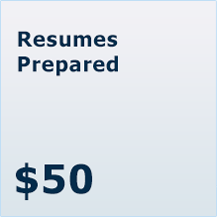 Resumes Prepared